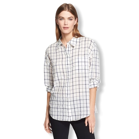 Elizabeth and James Tops - Elizabeth and James Carine Button Down Shirt—XL